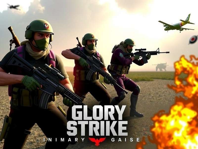 Glory Strike game banner featuring Indian military heroes